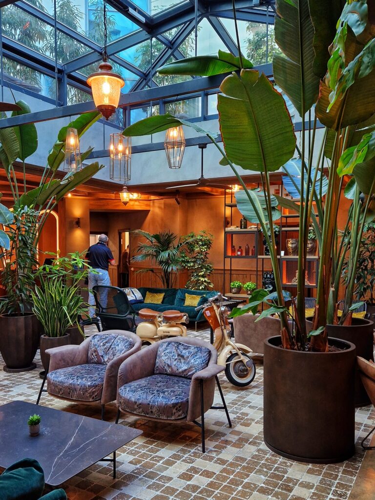 living in a hotel