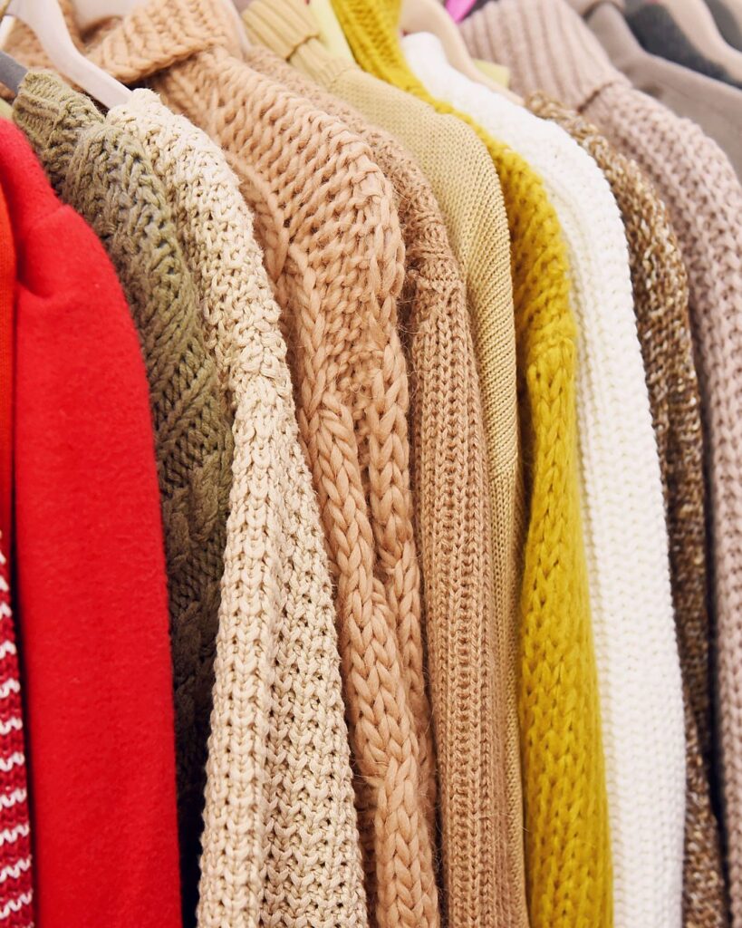 cable knit sweater